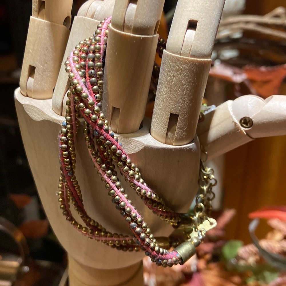 New without tag. Twisted multi media adjustable bracelet